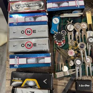 Golf balls,Tees etc